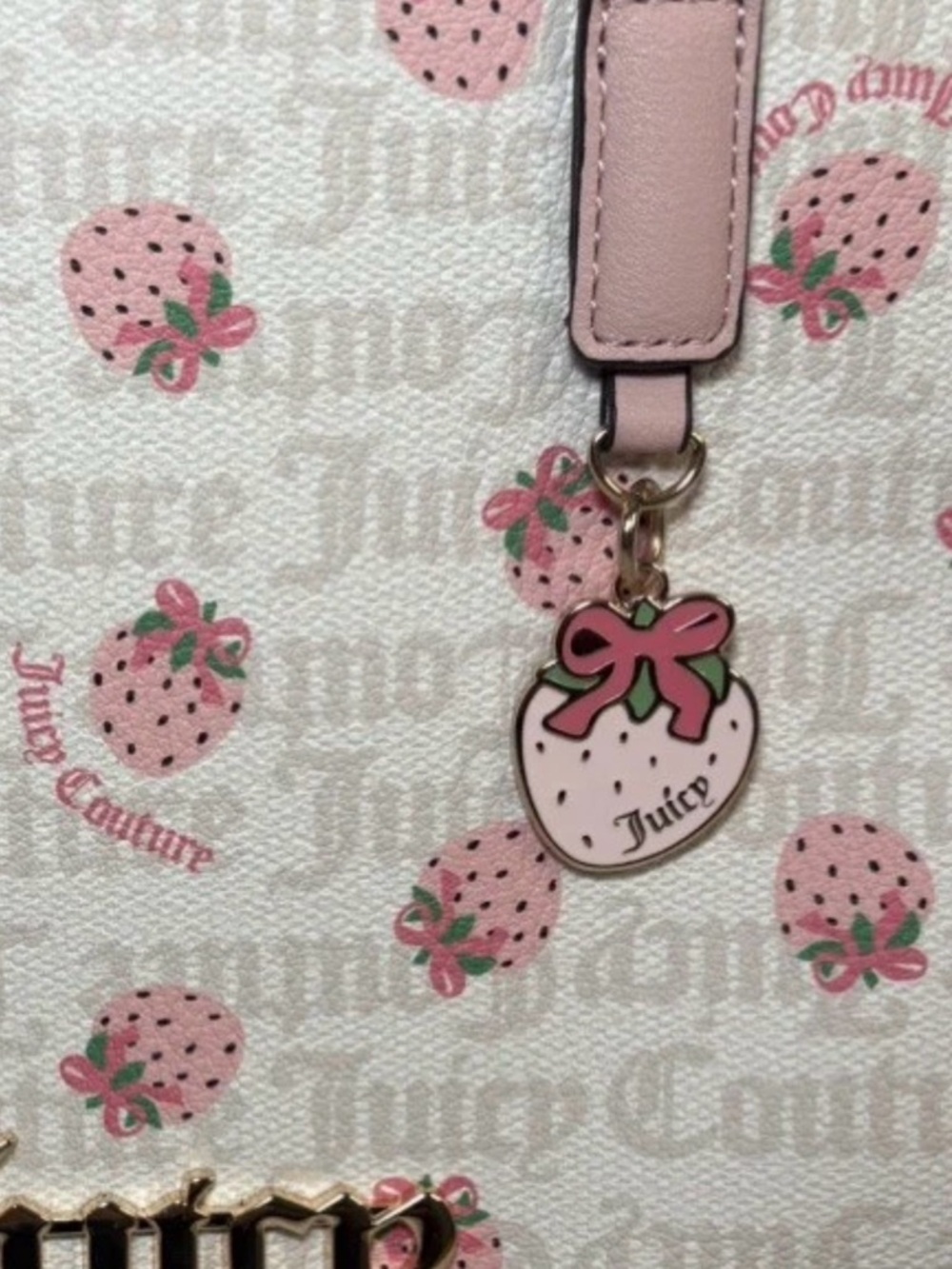Juicy Couture NWT Berry Sweet Crossbody Tote - Picture 2 of 3